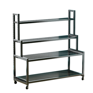 花架客厅落地式室内家用阳台置物架多层镀锌铁艺花架绿萝植物摆放