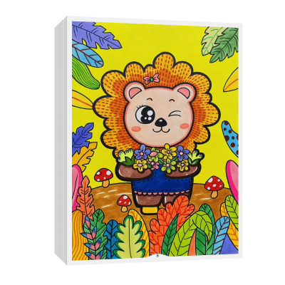 低龄初级马克笔儿童画临摹卡