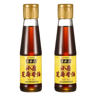 六必居石磨正宗小磨芝麻香油火锅油碟蘸料芝麻油串串炒菜家用香油