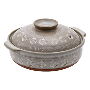 【自营】三岛砂锅煲家用炖锅燃气煲仔饭日本原装万古烧汤煲高温