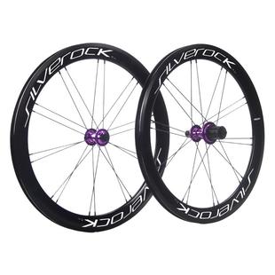 SILVEROCK SR40铝合金20寸451 406 16寸349V刹轮组折叠车星芒轮组