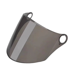 电动摩托车防晒头盔镜片双夏季挡风镜面罩玻璃冬半盔防雾通用透明