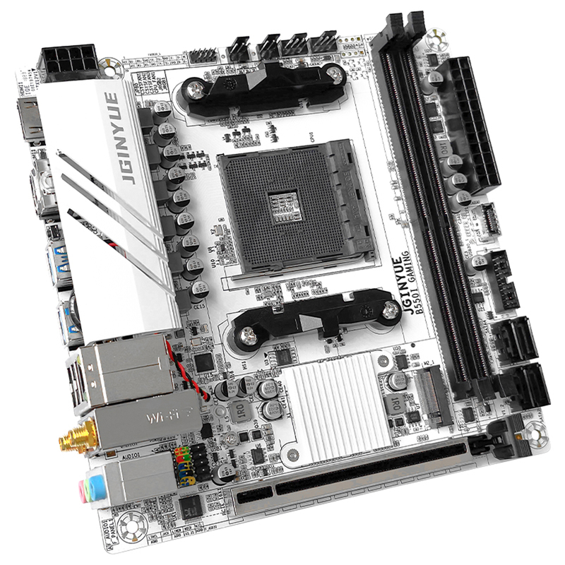 精粤B550i GAMING主板itx迷你AM4锐龙R5 4000/5000系电脑主板DDR4