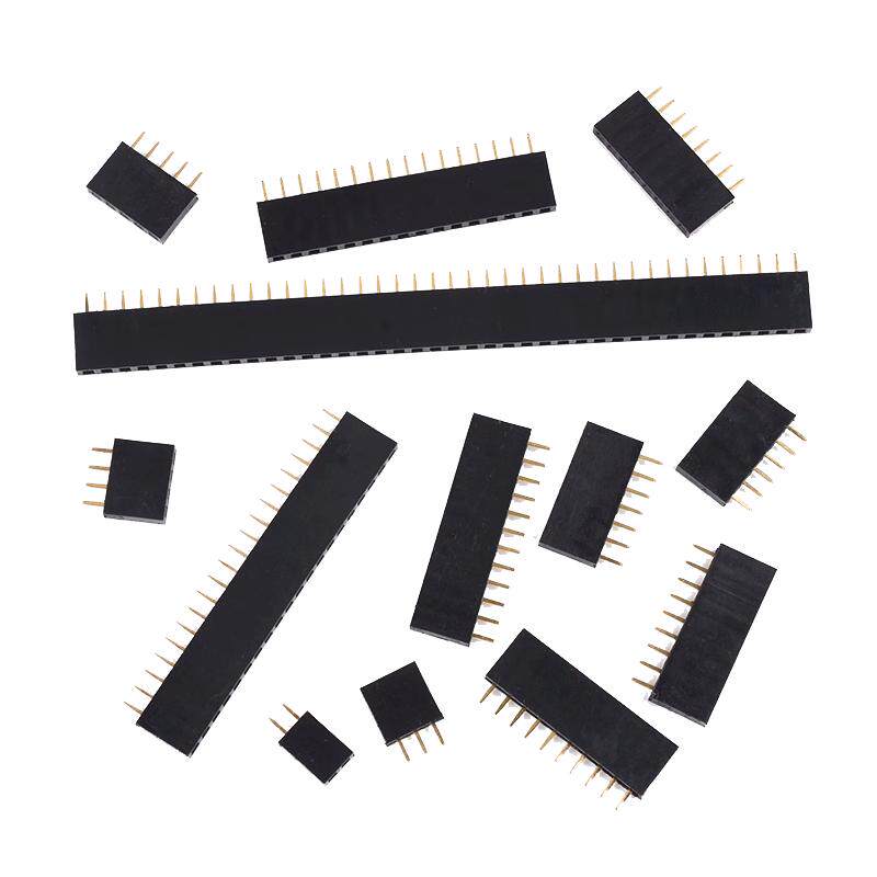 单排/双排母2.54mm排针插座排母1*2P3P4P5P6P7P8P9P10P16P20P40P