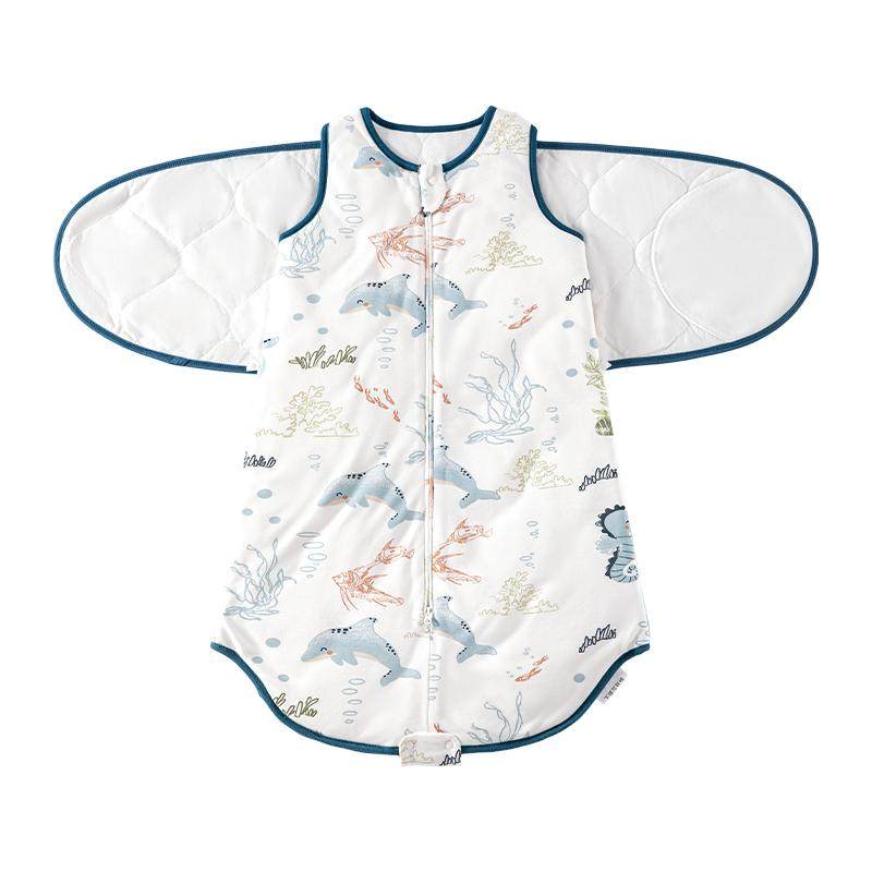 贝肽斯婴儿防惊跳睡袋春秋冬包巾宝宝襁褓巾包被恒温宝宝睡觉神器