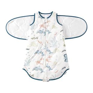 贝肽斯婴儿防惊跳睡袋春秋冬包巾宝宝襁褓巾包被恒温宝宝睡觉神器