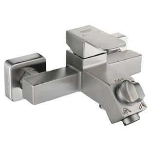 冷热混水阀 304不锈钢淋浴卫生间洗澡花洒暗装三联上水浴缸水龙头