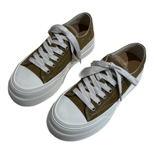 欧货欧洲站真皮厚底松糕底板鞋女2026春季新款系带休闲运动鞋单鞋