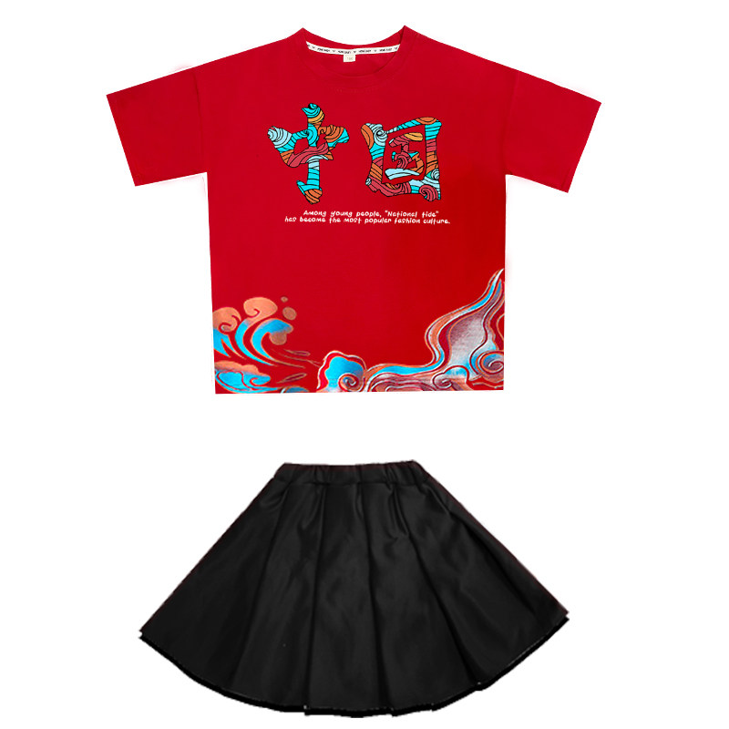 街舞儿童潮服国潮演出服幼儿园园服秋款毕业照服装小学生班服套装