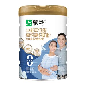 母亲节礼物！蒙牛中老年低脂高钙高纤奶粉