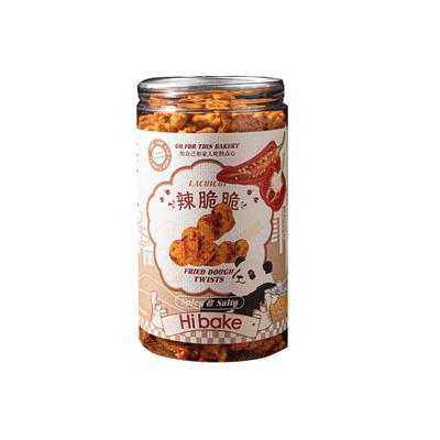 Hibake辣脆脆小麻花200g甜辣香辣办公室野餐追剧休闲麻辣零食特产
