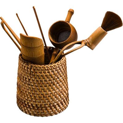 容山堂茗纬茶道六君子茶针茶勺