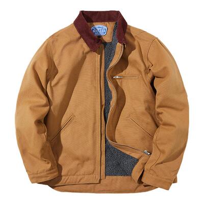 核爆炸黄石底特律加绒工装夹克男