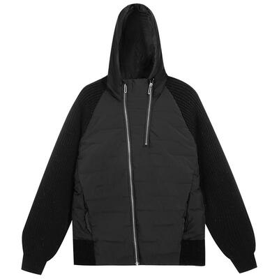 女士带帽拉链短款羽绒服外套