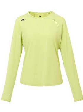 DESCENTE迪桑特WOMEN’S RUNNING系列 F360女士长袖圆领针织T恤