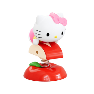 Hellokitty萌兔苹果系列摇摇萌趣豆kt猫盲盒摆件车载可动手办潮玩