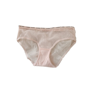 森日和叶纯欲蕾丝网纱内裤女2026新款甜美性感薄款女士三角裤透气