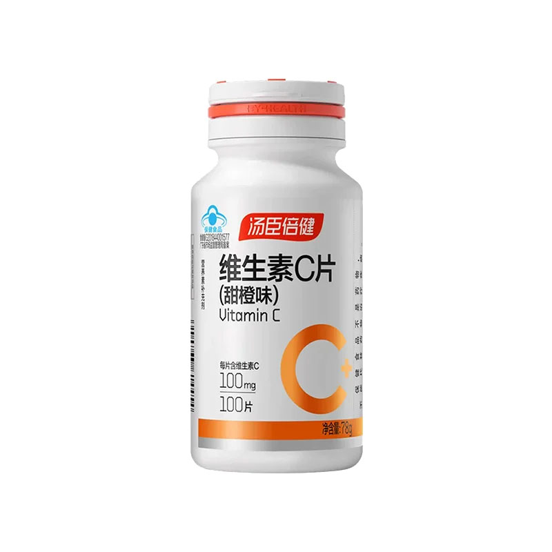 [汤臣倍健]维生素C片(甜橙味)(营养素补充剂)78g(780mg*100片)/瓶