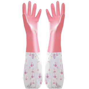 洗碗手套女厨房加厚橡胶冬季洗衣服保暖防水冬天乳胶家务耐用加绒