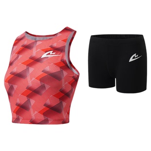 北体共研丨音速猫田径紧身分体服AUTO-FIT专业比赛短跑女队服