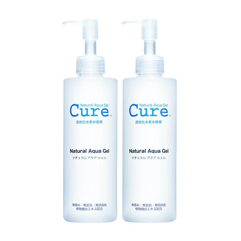 2瓶装日本cure去角质凝胶敏感肌活性化水素温和250g面部凝露正品