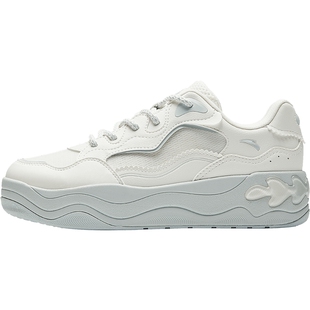 安踏海草丨板鞋女鞋小白鞋2026夏季新款网面透气运动鞋女款休闲鞋