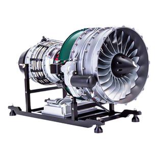 不锈钢航发迷你引擎涡喷涡扇发动机拼装模型全金属飞机电动玩具男