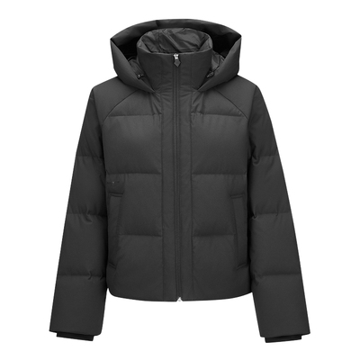 Skechers斯凯奇女士秋冬休闲梭织连帽羽绒服外套 P424W181/03B6