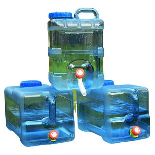 塑料桶水桶家用食品级长条长方形方桶大号储水桶带水龙头带盖空桶