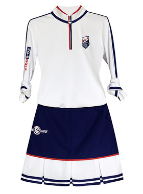 高尔夫服装zg6长袖上衣宝蓝色