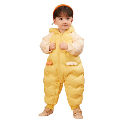 巴拉巴拉婴儿宝宝加厚连体羽绒服