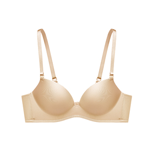 曼妮芬无钢圈文胸小胸无痕内衣光面女软支撑 断码特价