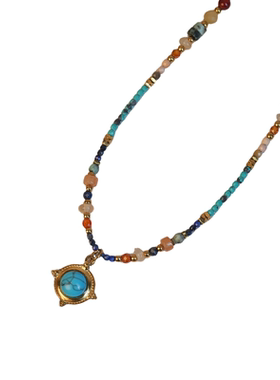 张十六原创设计手工串珠楼兰项链