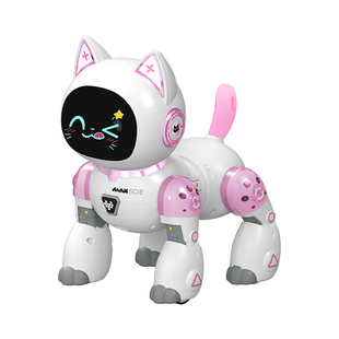 智能机器猫2026新款儿童电动机器人玩具女孩3岁1到ai遥控仿生跳舞
