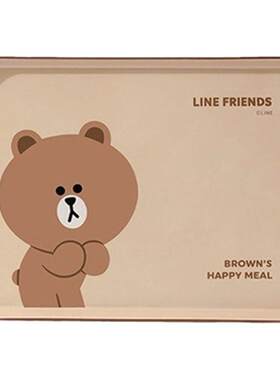 LINEFRIENDS塑料托盘茶杯餐盘