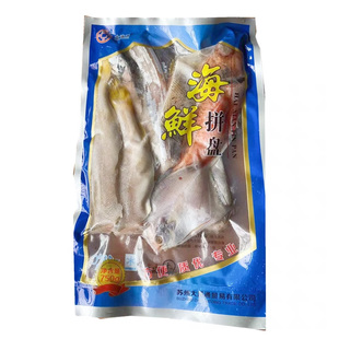 大满通海鲜拼盘海杂鱼新鲜冷冻腌制组合去内脏杂拌鱼商用食材750g