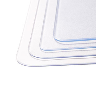 *椭圆形PVC软玻璃防水防油防烫防油免洗透明桌垫塑料餐桌垫水晶板