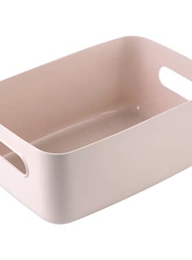 居家家桌面收纳盒抽屉塑料零食筐
