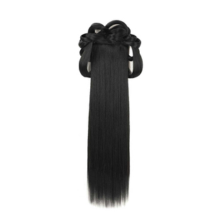 新款汉服假发新年款发饰一体式懒人头饰古装拜年发髻古风明制发包