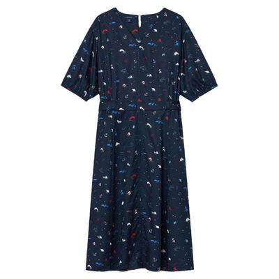 NAUTICA/诺帝卡收腰印花连衣裙