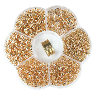 4-10mm盒装单圈开口连接圈配件