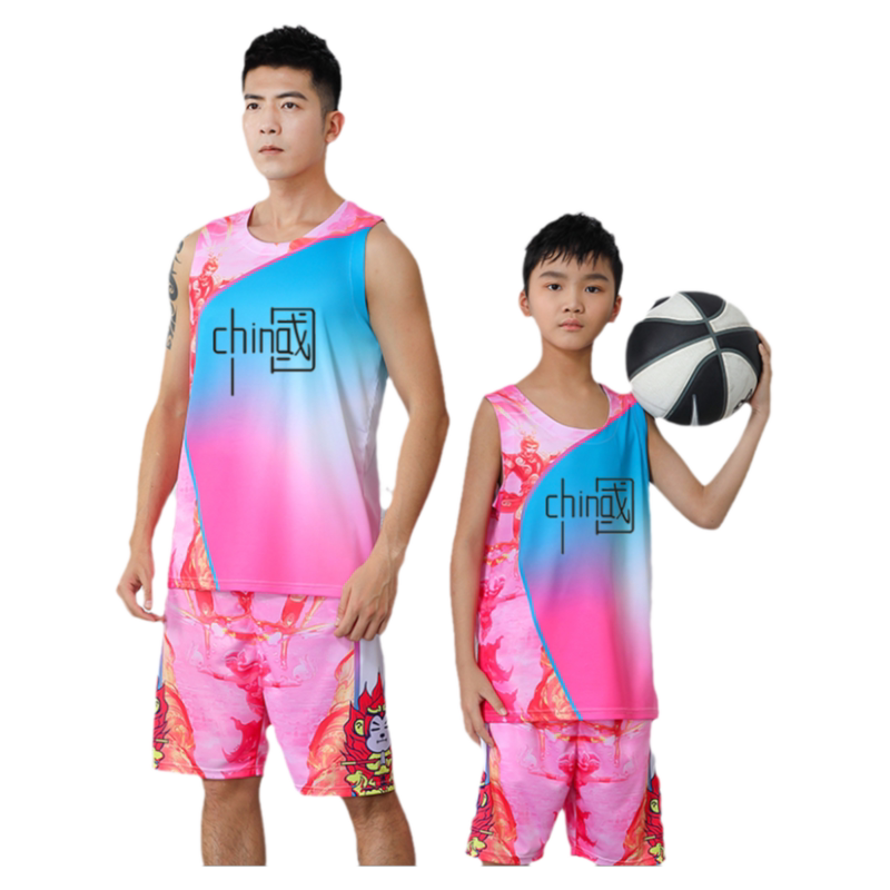 篮球服套装男夏训练比赛队服儿童