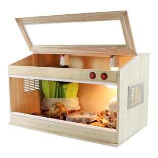 爬虫饲养箱玻璃门爬箱蜥蜴守宫保温加热木箱蛇刺猬仓鼠龟孵化箱