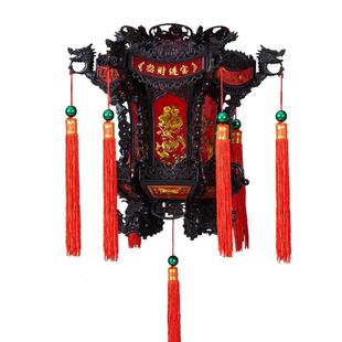 2026新款灯笼中式仿古中国风六角龙灯宫灯新年走廊大门口吊灯彩灯