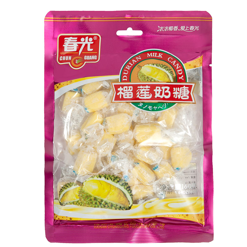 海南春光榴莲奶糖春光海南特产