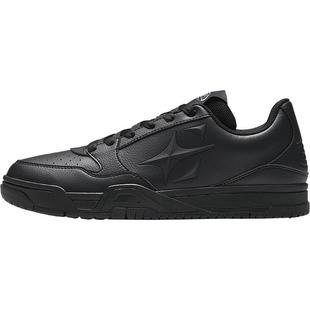 安踏纯黑色板鞋空域2025冬季新款复古潮流百搭休闲黑武士运动鞋子