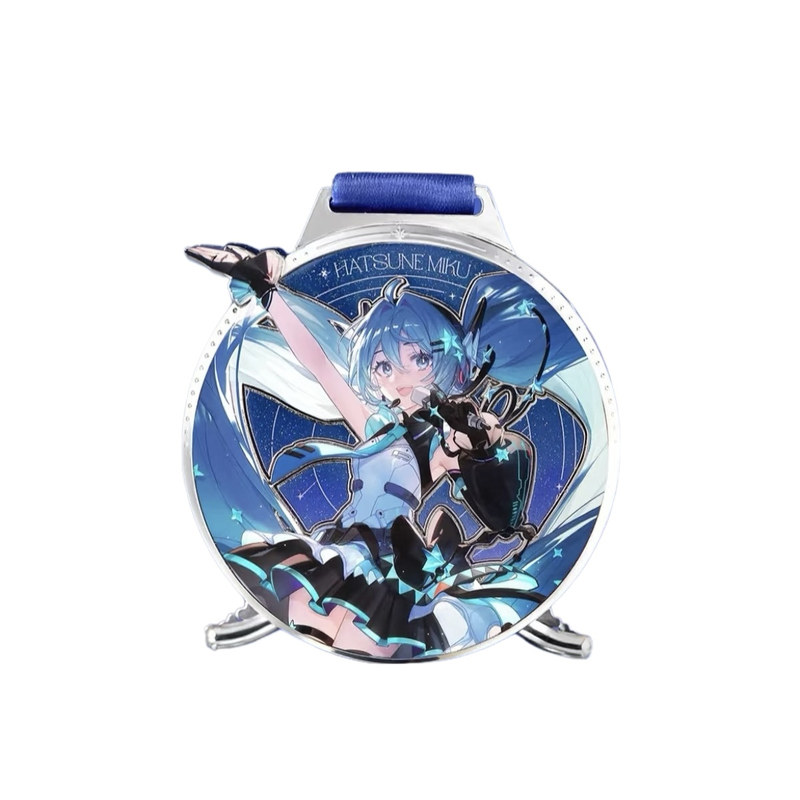 【官方正品】keep奖牌初音未来花火之约投影奖牌天生歌手MIKU奖牌