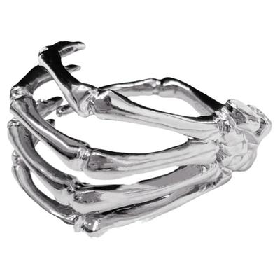 RAF走秀款可调节骷髅爪手环