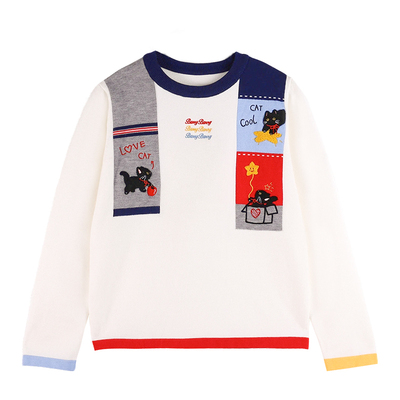 BarryBanny女童套头毛衣针织衫