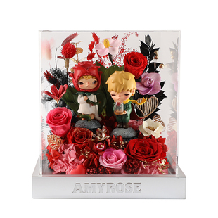 疯狂动物城永生花束摆件礼盒214情人节礼品新婚生日礼物送女友